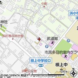 市民弓道場周辺の地図