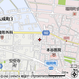 石川県能美市西二口町イ21周辺の地図