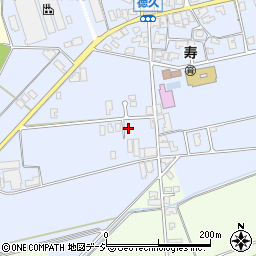 石川県能美市徳久町レ周辺の地図