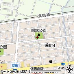 駒塚公園周辺の地図