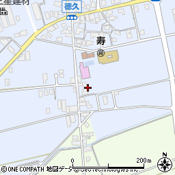 石川県能美市徳久町（ニ）周辺の地図