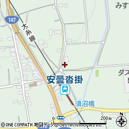 長野県大町市常盤須沼3839-1周辺の地図
