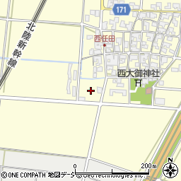 石川県能美市西任田町ハ周辺の地図