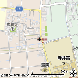 石川県能美市東任田町ニ周辺の地図