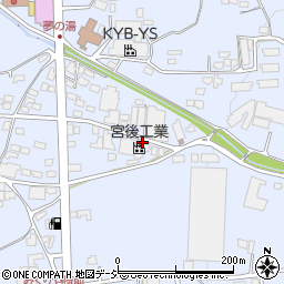 宮後工業株式会社　本社工場周辺の地図