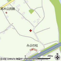 栃木県下都賀郡壬生町上稲葉1077周辺の地図