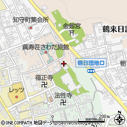 石川県白山市鶴来日詰町（ヨ）周辺の地図