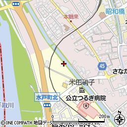 石川県白山市鶴来水戸町ク周辺の地図