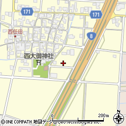 石川県能美市西任田町（イ）周辺の地図