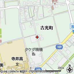 石川県能美市吉光町周辺の地図