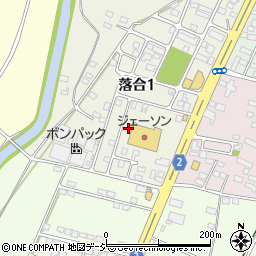栃木県下都賀郡壬生町落合1丁目周辺の地図