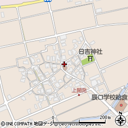 石川県能美市上開発町周辺の地図