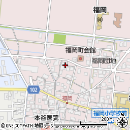 石川県能美市福岡町ロ周辺の地図