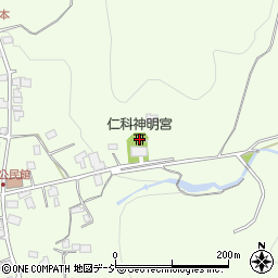 仁科神明宮周辺の地図