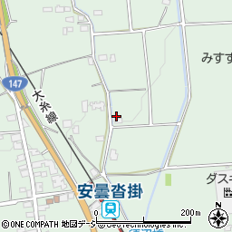 長野県大町市常盤3873周辺の地図