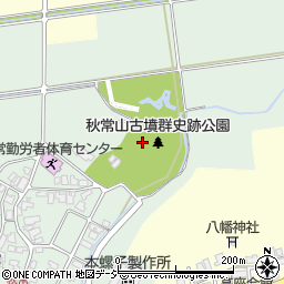 石川県能美市秋常町ヨ周辺の地図