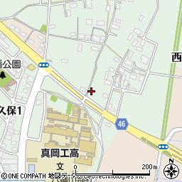 栃木県真岡市西郷1周辺の地図