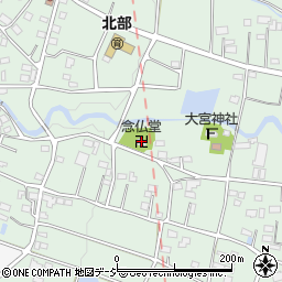 念仏堂周辺の地図