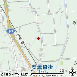 長野県大町市常盤3855周辺の地図