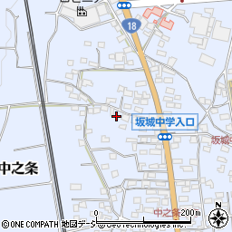 長野県埴科郡坂城町中之条586周辺の地図