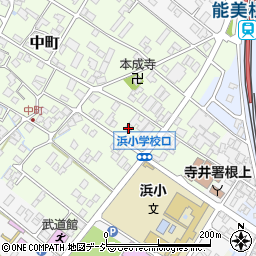 石川県能美市中町申5周辺の地図