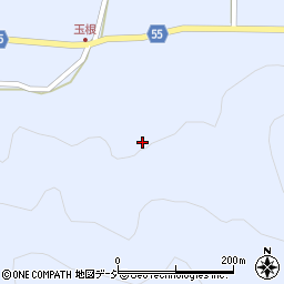 長野県東筑摩郡筑北村坂井玉根周辺の地図