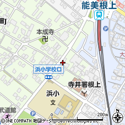 石川県能美市中町申25周辺の地図