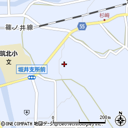 長野県東筑摩郡筑北村坂井208周辺の地図
