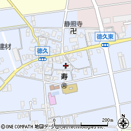 石川県能美市徳久町周辺の地図