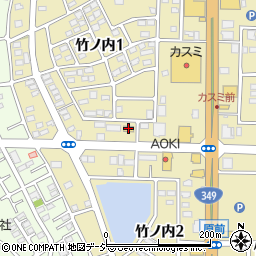 セブンイレブン那珂菅谷店周辺の地図