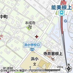 石川県能美市中町申27周辺の地図