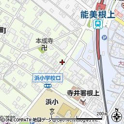 石川県能美市中町申38周辺の地図