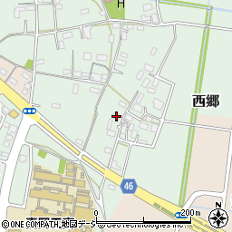 栃木県真岡市西郷1020周辺の地図