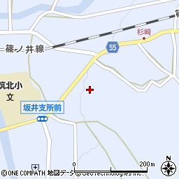 長野県東筑摩郡筑北村坂井206周辺の地図