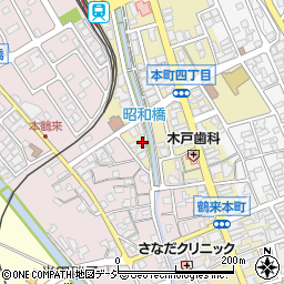 石川県白山市鶴来本町（３丁目ヘ）周辺の地図