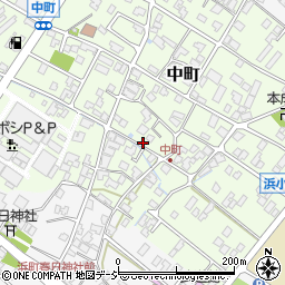 石川県能美市中町ツ112周辺の地図