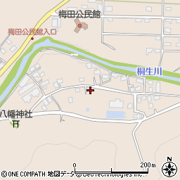 菱町五丁会集会所周辺の地図