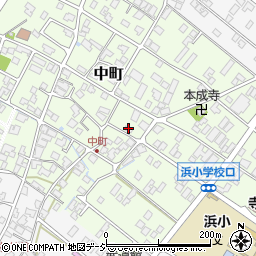 石川県能美市中町ツ128周辺の地図