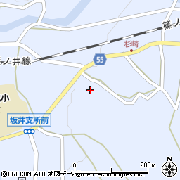 長野県東筑摩郡筑北村坂井201周辺の地図