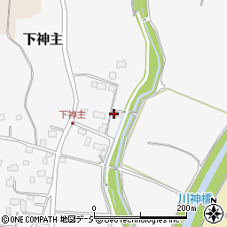 栃木県河内郡上三川町下神主32周辺の地図