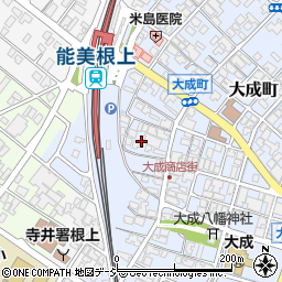 石川県能美市大成町チ周辺の地図