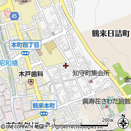 石川県白山市鶴来知守町ル82-1周辺の地図