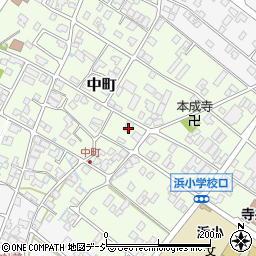 石川県能美市中町ツ129周辺の地図