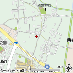栃木県真岡市西郷18周辺の地図