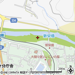 新栄橋周辺の地図