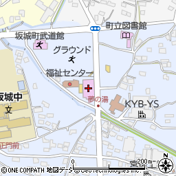坂城町文化センター体育館周辺の地図