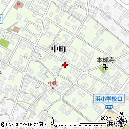石川県能美市中町ツ103周辺の地図