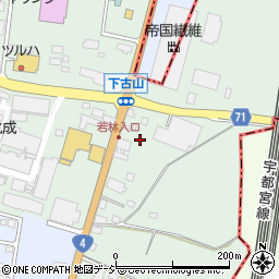 栃木県下野市下古山122-4周辺の地図