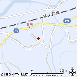 長野県東筑摩郡筑北村坂井291周辺の地図