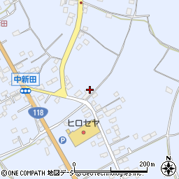 茨城県那珂市飯田2456-1周辺の地図
